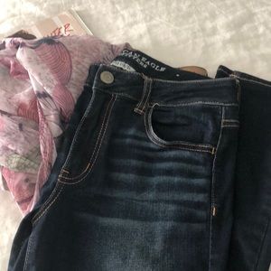 American Eagle hi-rise jeggings, 8L